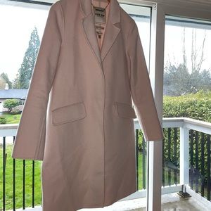 Ever new wool blend coat. Worn twice dry cleaned. Beautiful jacket no stains.